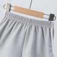 thumbnail image 6 of Unisex Kids Solid Athletic Shorts, White Binding Elastic Waist Summer Beach Sports Shorts for Boys Girls 2â12 Years, 6 of 7