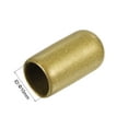 thumbnail image 3 of Uxcell 100pcs Round Rubber End Caps 3/8"(10mm) Gold Vinyl Cover Screw Thread Protectors, 3 of 7