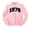 Pink, variant on 1978 College Style Sweatshirt Unisex Large White