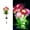 Pink, variant on Gmogad Solar Peony Flower Stake Light, 7 Head LED Simulation Silk Flower Ground Insert Lamp for Garden, Solar Peony Flower Stake Light Waterproof Courtyard Decoration, Automatic Night Time Lighting