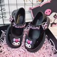 thumbnail image 1 of Zapatos de cuero pequeños de princesa británica negra para niña, suelas blandas para primavera y otoño, nuevos zapatos de primavera Mary Jane con suela gruesa 2024, 1 of 5