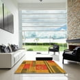 thumbnail image 7 of Ahgly Company Machine Washable Indoor Rectangle Abstract Dark Orange Area Rugs, 8' x 12', 7 of 7