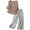 Brown, variant on Women's 3/4 Sleeve Cotton Linen Set Breathable Loose Fit Outfit For Vacation Or Daily L Size Beige