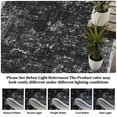 thumbnail image 6 of Hasoo 4' x 6' Area Rug for Living Room Boho Vintage Rug Non Slip Throw Rugs Floral Indoor Carpet, Black, 6 of 6