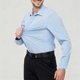 thumbnail image 1 of pstuiky Camisas de manga larga de invierno para hombre, Camisa de manga larga con botones y elástico para hombre, informal, de color liso y a la moda top de hombre s, 1 of 6