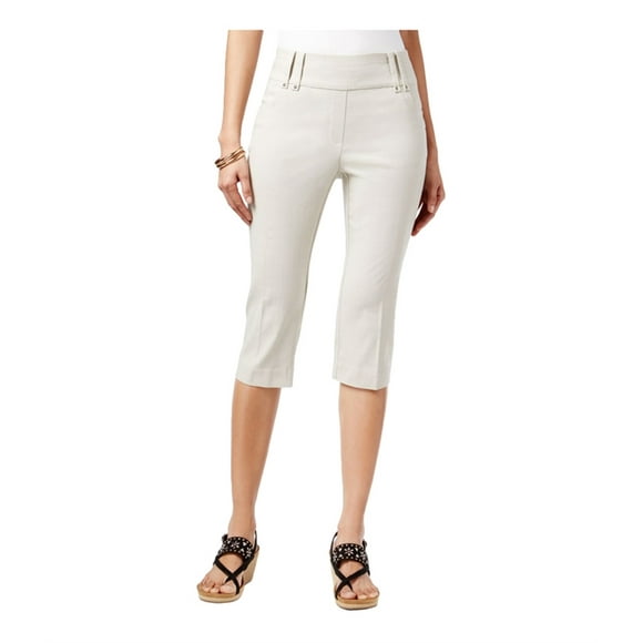 Style & Co. Pantalons Femme Skimmer Capri Casual, Beige, XX-Large