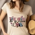 thumbnail image 4 of Christian Graphic T-Shirt, True Story He Is Risen Cross Crown Design , Gold, Size L, 4 of 6