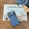 thumbnail image 6 of Allytechgroup for iPhone 14 Case, Matte Anti-Glare PC+TPU Shock-Absorbent Anti-Scratch Support Wireless Charging Non-Slip with Camera Lens Protector for iPhone 14, Darkblue, 6 of 6