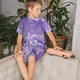 thumbnail image 4 of Fotbe Snowflakes Pijama Estampada de 2 Piezas para Niños – Ropa de Dormir de Manga Corta Cómoda para Niños y Niñas, Camiseta y Shorts de Algodón-Small, 4 of 6