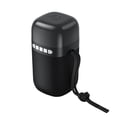 thumbnail image 1 of Altavoz portátil Bluetooth para exteriores, resistente al agua, con micrófono incorporado, estéreo y sonido envolvente. Negro, 1 of 6