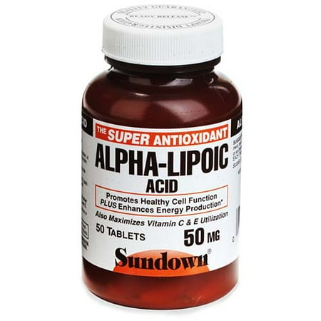 Sundown Naturals Alpha-Lipoic Acid 50 mg