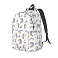 thumbnail image 1 of Disketp Funny Kawaii Unicorns Dancing print Canvas Backpack Lightweight Travel Daypack Student Rucksack Laptop Backpack-, 1 of 5