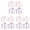 Purple 3PCS, variant on witspace 40PCS Butterflies Cupcake Toppers,Butterfly Rice Paper Cake & Cupcake Toppers Christmas Birthday Wedding Party Food Decoration(Assorted Pattern, Mixed Size & Colour)