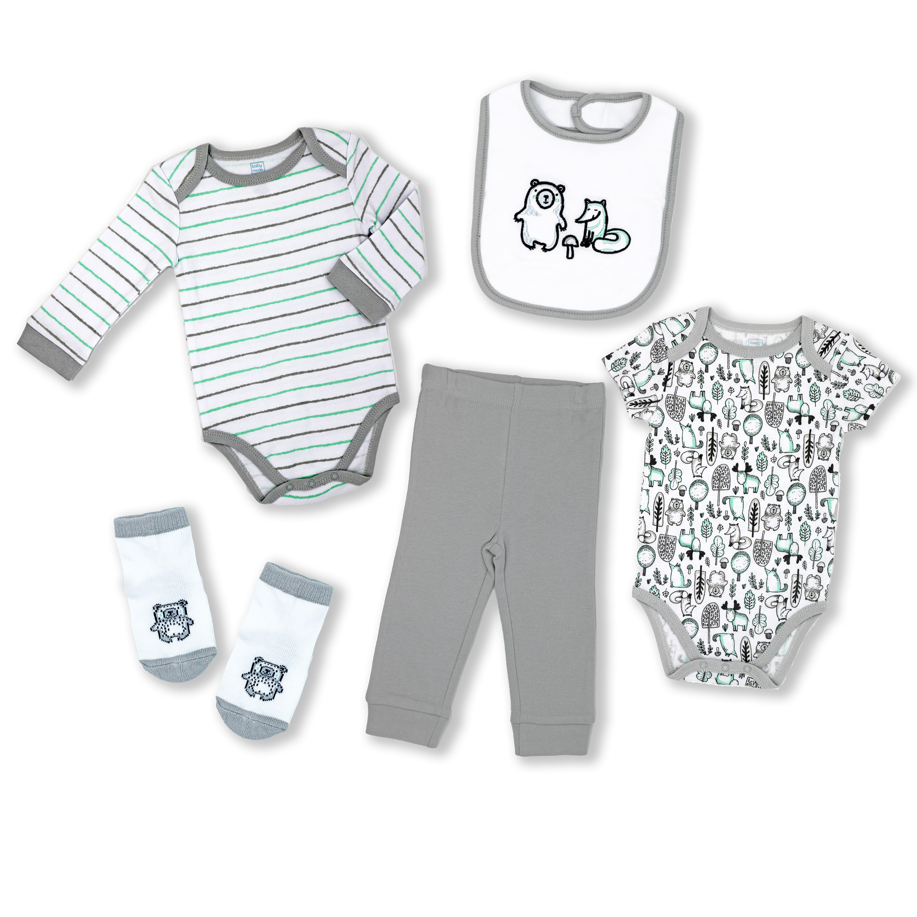 28 Piece Baby Infant Apparel Layette Gift Set, NB-3M