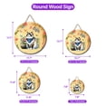 thumbnail image 5 of Ragdoll Celebrates Spring and Enjoys a Happy Easter Round Wood Sign Cat Lover Kitten Owner Gifts Idea Hanging Wall Home Decor - 02001, 5 of 5