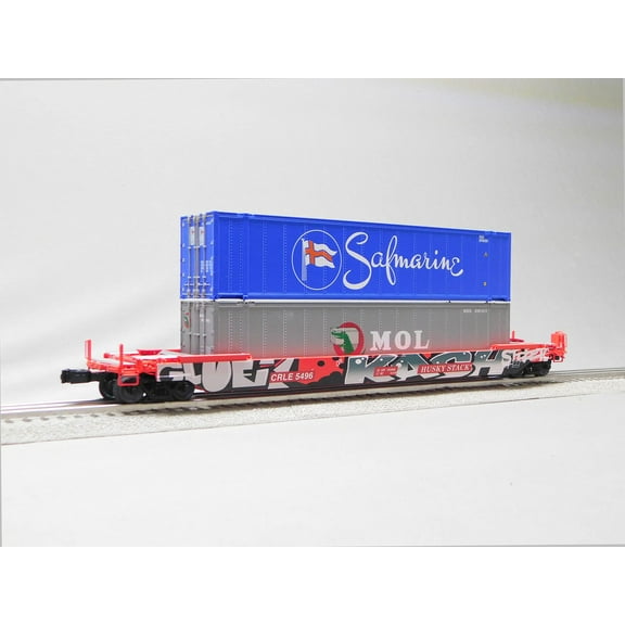 Lionel CRLE (COE Rail INC) Husky Stack #5496 with Graffiti O Gauge
