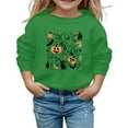 thumbnail image 2 of Chandail à Capuche d'Halloween pour Filles, Doux et Confortable, Tenue Décontractée Automne Hiver pour Tout-Petits, Manches Longues, Col Rond, 2 of 3