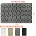 thumbnail image 6 of Nefoso Shag Geometric Area Rug, 5ft x 8ft Soft Fluffy Area Rugs for Living Room Bedroom Decor Carpet, Gray & Black, 6 of 6