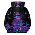 thumbnail image 5 of Lorytime Teen Girl Hoodies with Pockets Boys Christmas Printed Fleece Sweatshirt Long Sleeve Tops Soft Pullover 9-10 Years, 5 of 5