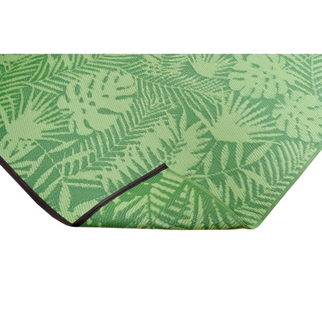 Fiesta Premium Quick Dry Reversible Indoor/Outdoor Plastic Rug for RV, Camping, Beach, Picnic, Patio, Pool Side, 8 ft 3 in x 10 ft 3 in