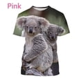 thumbnail image 3 of Camiseta con estampado 3D de animales y oso koala para hombre, camisetas con estampado de personalidad de Australia, camisetas unisex informales de manga corta para hombre, 3 of 5