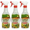 Veggie Wash All Natural Fruit and Vegetable Wash Sprayer, Pack of 3, 16-Ounce Each