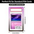 thumbnail image 3 of 6 Pack TPU Slab Guard for PSA Graded Cards ONLY Gradient Edge Protector, 3 of 7
