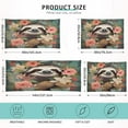 thumbnail image 3 of Coolnut Beautiful Sloths and Flowers Plush Pillow Case, Zippered Bed Pillow Pillowcases, Super Soft and Cozy Pillowcase Covers for Sleep Decor Giftsation - Standard Size 20x26in, 3 of 7