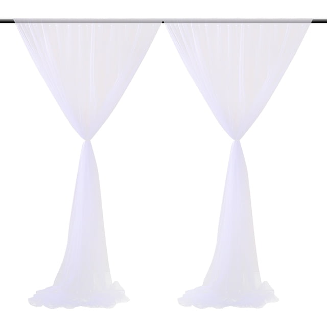 Cortinas de malla drapeadas ANGGREK decoración de pantalla de ventana 1,5 × 3 m