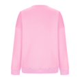 thumbnail image 5 of Cute Sweatshirts For Womens Long Sleeve Oversized Crewneck Fleece Hoodies Fall Fashion 2026 Teen Girls Cute Winter Clothes Sweater Loose Fit Pullover Y2K Pink 2XL, 5 of 5