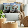 thumbnail image 5 of Ambesonne Tropical Throw Pillow Cover 2 Pack, Summer Exotic Sea, 18", Multicolor, 5 of 5