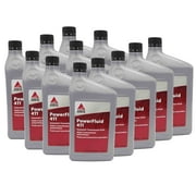 AGCO 79014716 Parts PowerFluid 411 Automatic Transmission Fluid 1QT Pack of 12 Compatible with General Motors and Ford Automatic Transmissions Requiring Dexron