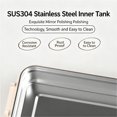 thumbnail image 6 of Portable Rechargeable Electric Lunch Box, Cordless Stainless Steel Food Warmer with Smart Timer, Temperature Display & Leak‑Proof Lid for Work and Travel, 6 of 7