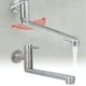 thumbnail image 3 of Grifo De Agua, Grifo De Fregadero Moderno De Acero Inoxidable Giratorio Para Lavabo Para Cocina Para Balcón, 3 of 7