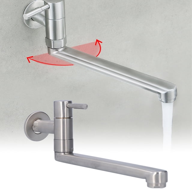 Grifo Para Fregadero, Grifo Giratorio De Agua Fría Individual, Moderno Para Lavabo, Cocina, Balcón