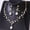 Gold, variant on Rhinestone Water Drop Bridal Jewelry Sets for Women Choker Necklace Earring Set Wedding Bride Jewelry Sets