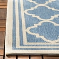 thumbnail image 3 of SAFAVIEH Beach House Richard Geometric Indoor/Outdoor Runner Rug, Blue/Creme, 2'2" x 8', 3 of 7