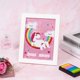 thumbnail image 4 of Kit de pintura de diamantes Unicornio con marco de madera Diamond Arts, 4 of 5