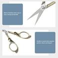 thumbnail image 3 of Tijeras De Costura De Forma De Cigüeña Vintage, Tijeras De Sastre De Acero Inoxidable Para Bordados, Artesanía, Trabajo De Arte Y Uso Diario, Punzantes De Hilo Clásicos, 3 of 7