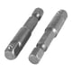 thumbnail image 1 of Juego de adaptadores de socket de cambio rápido de 1/4" con vástago hexagonal de 1/4" para taladro/atornillador de impacto de 2 piezas, 1 of 3
