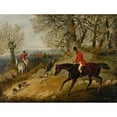 thumbnail image 2 of Henry Thomas Alken 24x19 Black Ornate Framed Double Matted Museum Art Print Titled: Gone Away, 2 of 5