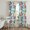 Fuchsia Pink, Teal Blue, variant on Tropical Botanical Sheer Curtains 96 Inch Length 2 Panels Set, Summer Monstera Palm Leaf Floral Watercolor Window Treatment Semi Sheer Long Curtains Drapes for Bedroom/Living Room/Kitchen 52"x96"x2