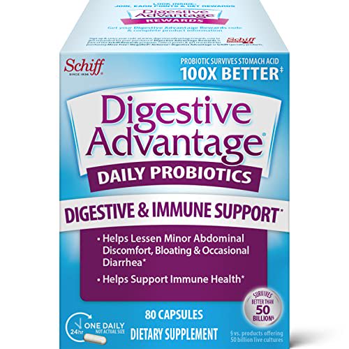 Digestive Advantage Probiotics For Digestive Health, Daily Probiotics For Women & Men, Support