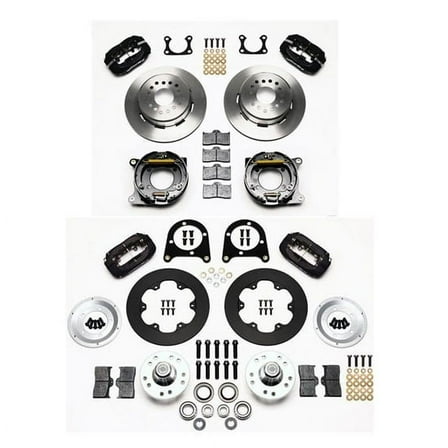 Wilwood Bolt-On Front / Rear Brake Kit, Ford Spindles