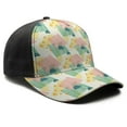 thumbnail image 3 of Design Pattern Baseball Cap – Stylish Spliced Design Adjustable Trucker Hat with Full Print Front & Brim, Breathable Cotton Blend Snapback for Sports, Travel & Daily Wear, 3 of 3