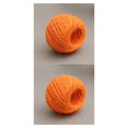 thumbnail image 2 of Matsuzay Cuerda de arpillera retorcida para fiesta de boda, cuerdas decorativas para álbum de recortes, manualidades, accesorios para Naranja 2piezas, 2 of 5
