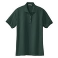 thumbnail image 5 of Yellow Rooster Women's Silk Touch Classic Female Polo Shirt Dark Green 2XL, 5 of 6