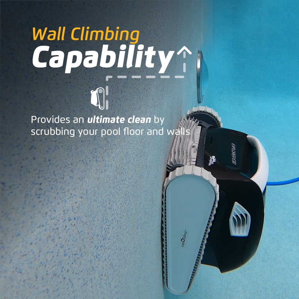 Dolphin (2026 Model) Explorer E30 Wi-Fi Robotic Pool Vacuum Cleaner Pools up to 50 FTin Length - Waterline Scrubber Brush