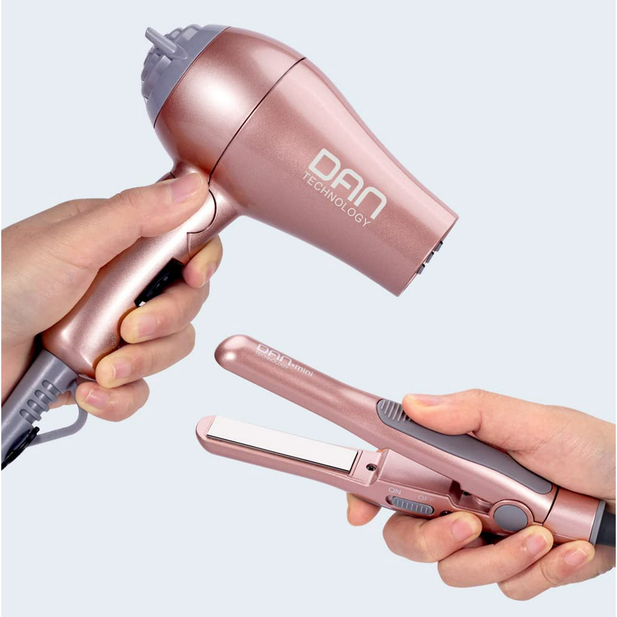 Hair dryer and straightener set 2025