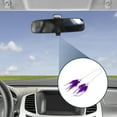 thumbnail image 3 of Unique Bargains Metal Faux Rhinestone Faux Diamond Car Rear View Mirror Pendant Accessories Car Hanging Ornament Assorted Color Purple, 3 of 6